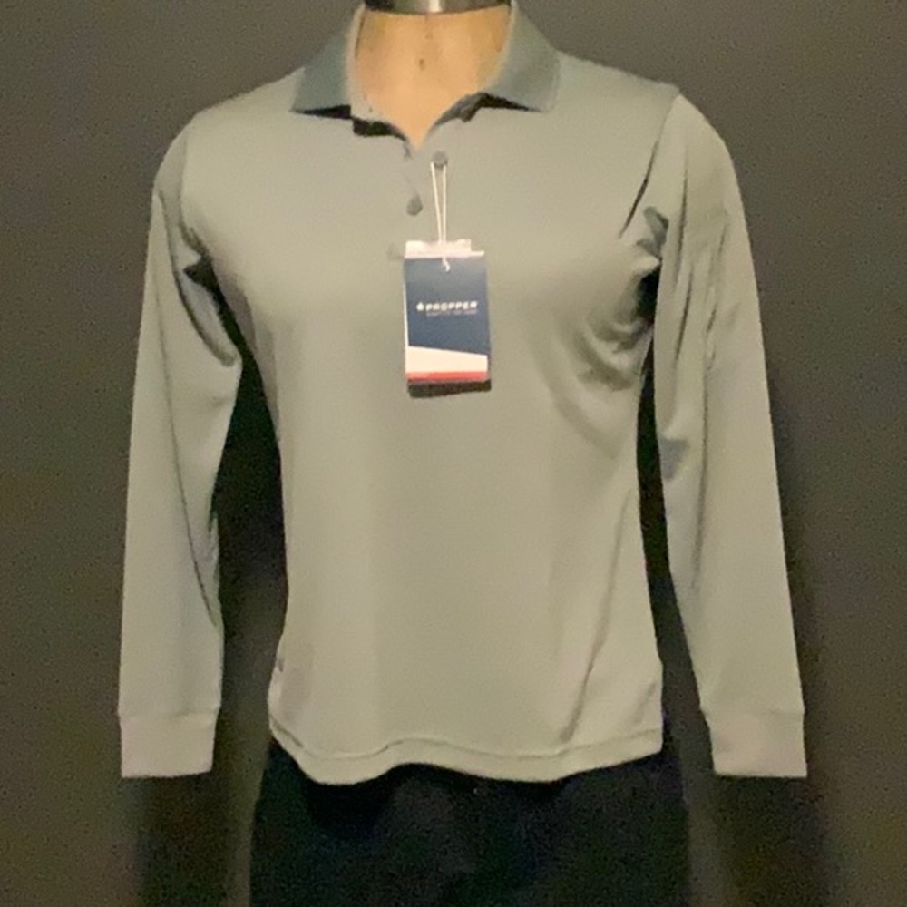 Propper Women's I.c.e.Small Long Sleeve Gray Performance Polo – NWT